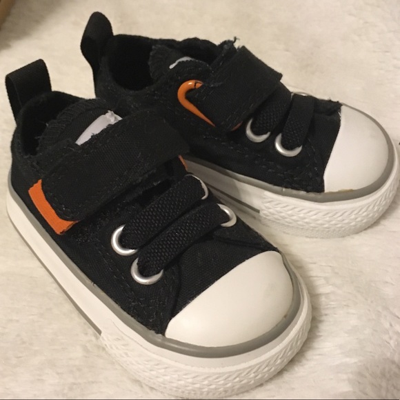 Converse Other - Converse Size 2C Black Sneakers